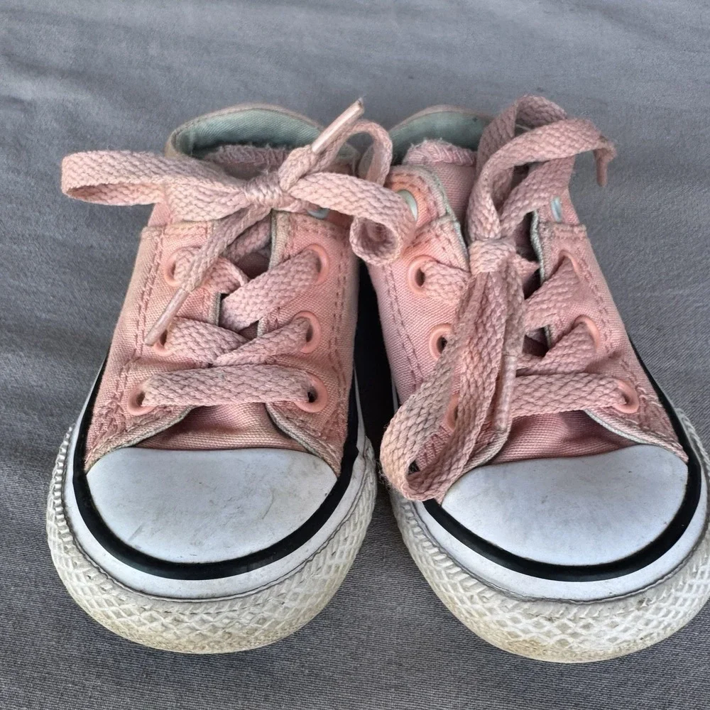 Size 4c - Converse Chuck Taylor All Star Low Top Infant Pink Toddler Baby Kids